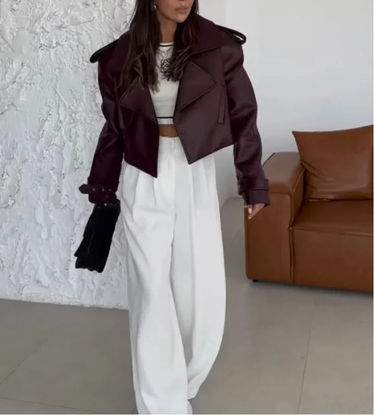 Anastasia מעיל דמוי עור Outlet