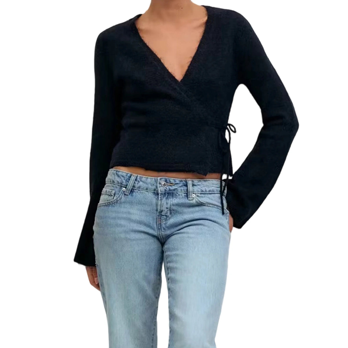 Alison קרדיגן סרוג בגזרת מעטפה