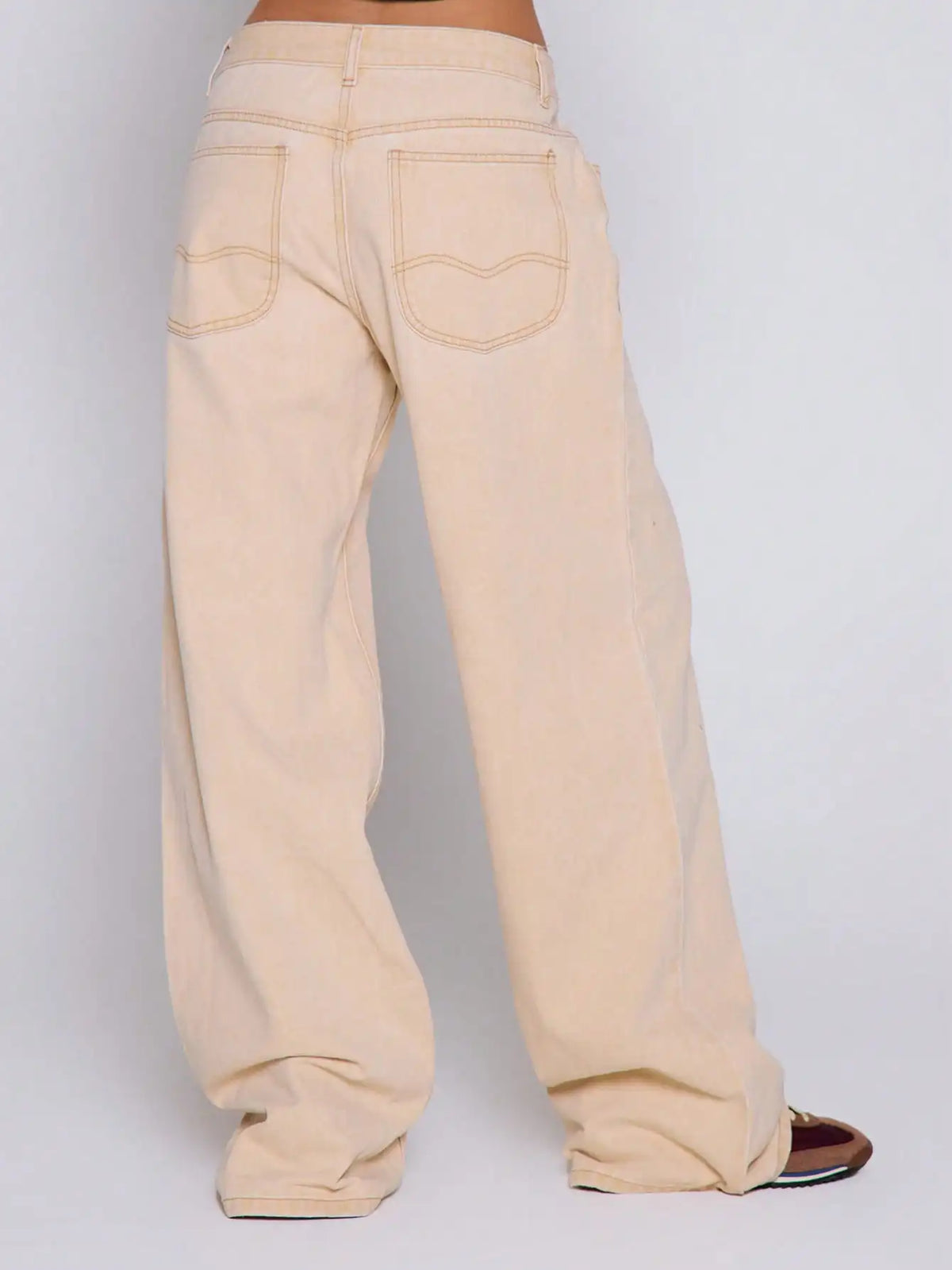 Gareth ג&#39;ינס רחב וינטג&#39; בצבע בז&#39;