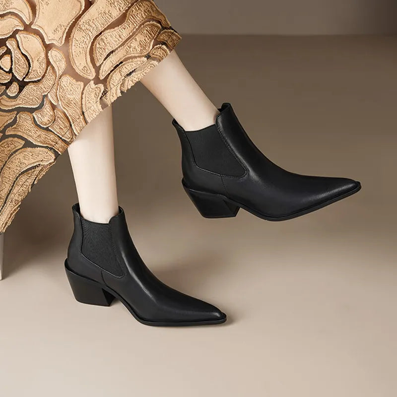 Hogan מגפוני עקב דמוי עור Outlet