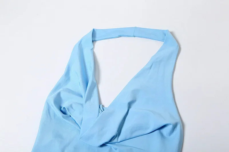 Kaya שמלת מקסי עם גב חשוף