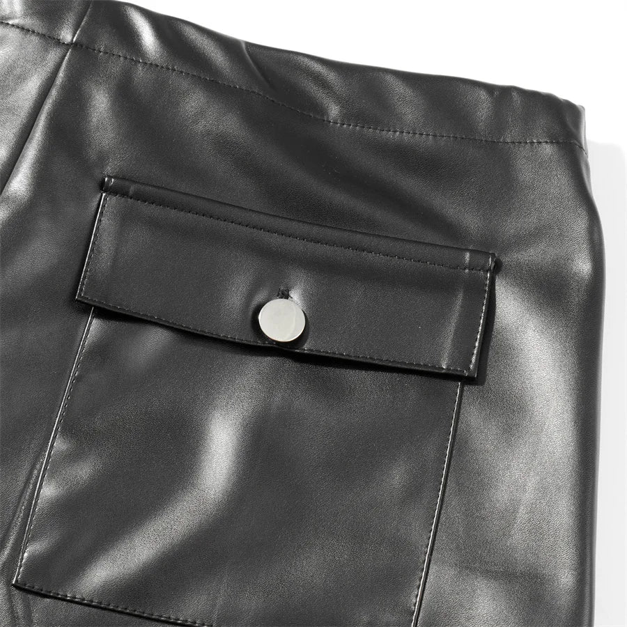 Mcdowell מכנס דמוי עור