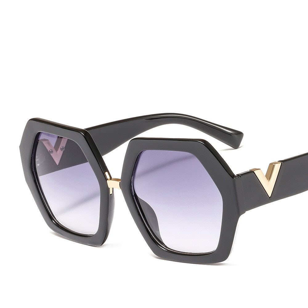 Anya משקפי שמש מרובעים