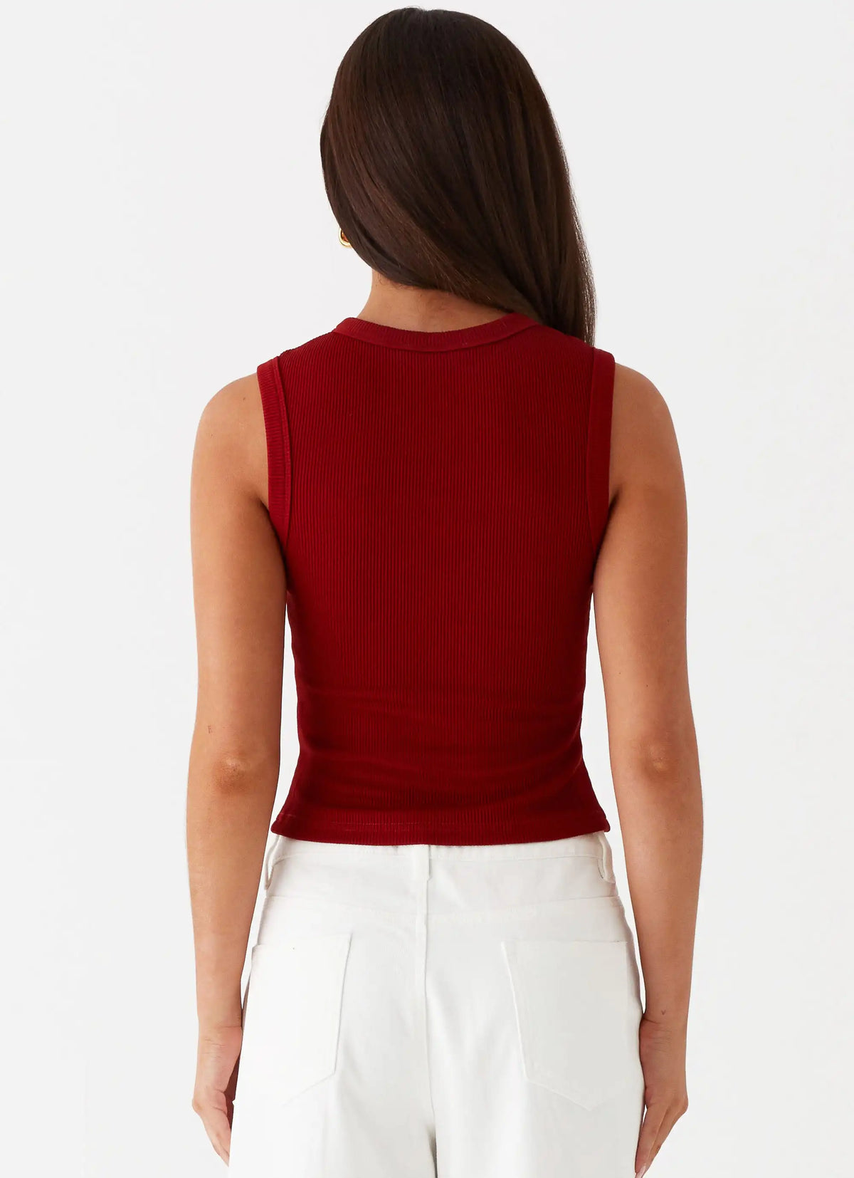 Luke גופיית קרופ עם כפתורים