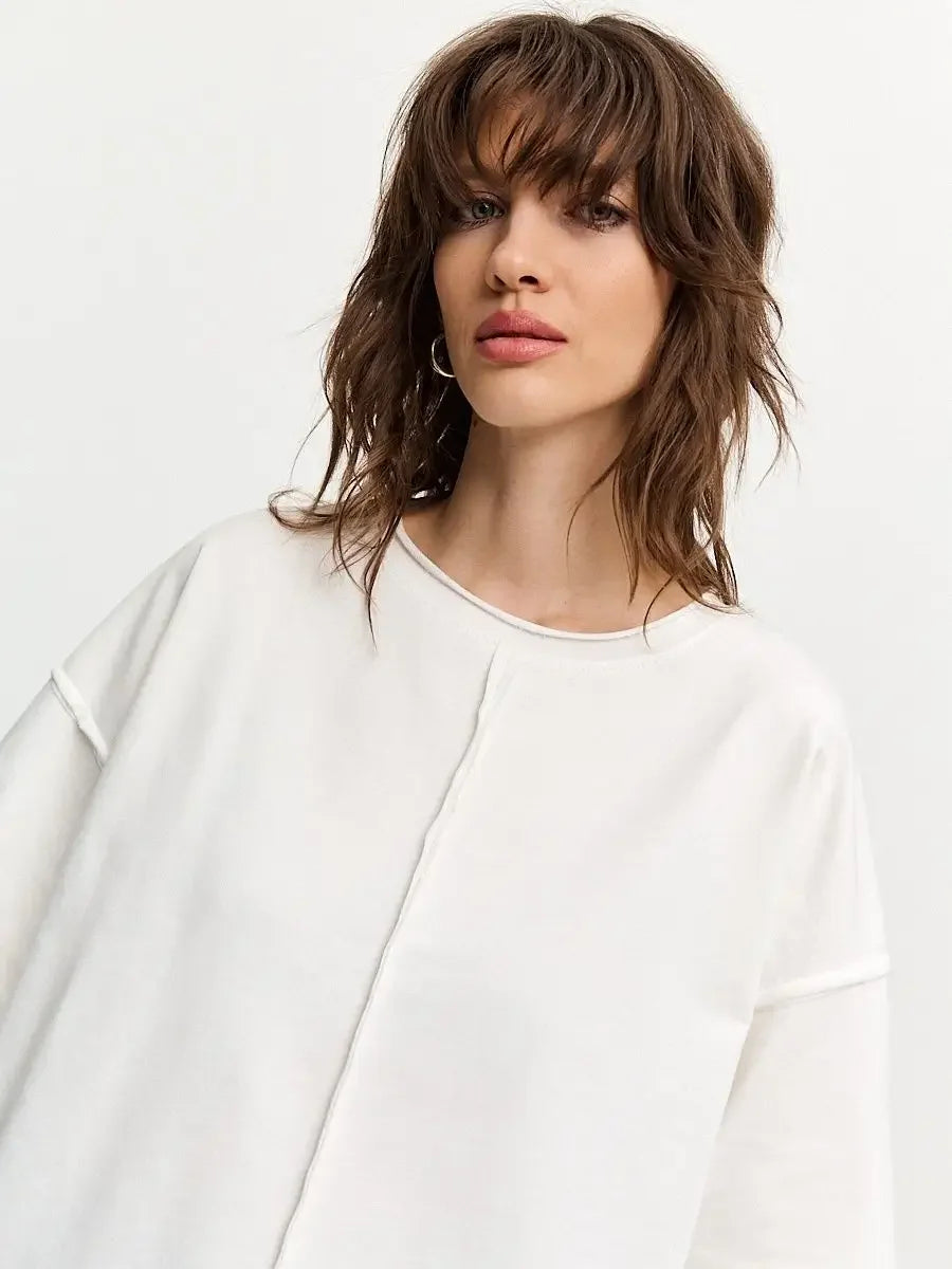 Jana טי שירט אוברסייז כותנה