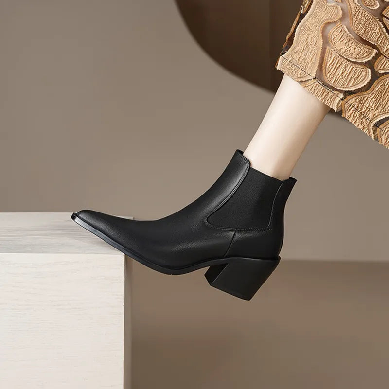 Hogan מגפוני עקב דמוי עור Outlet