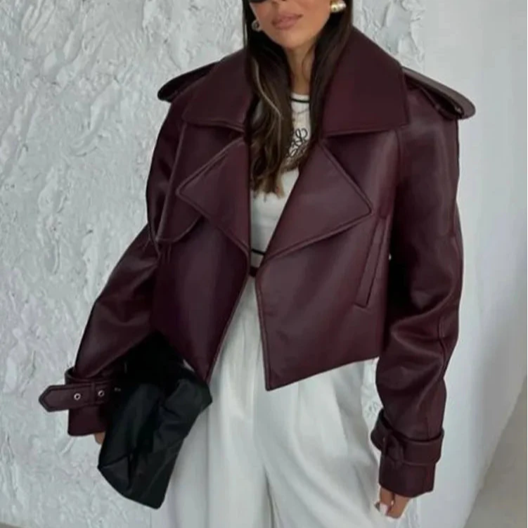 Anastasia מעיל דמוי עור Outlet