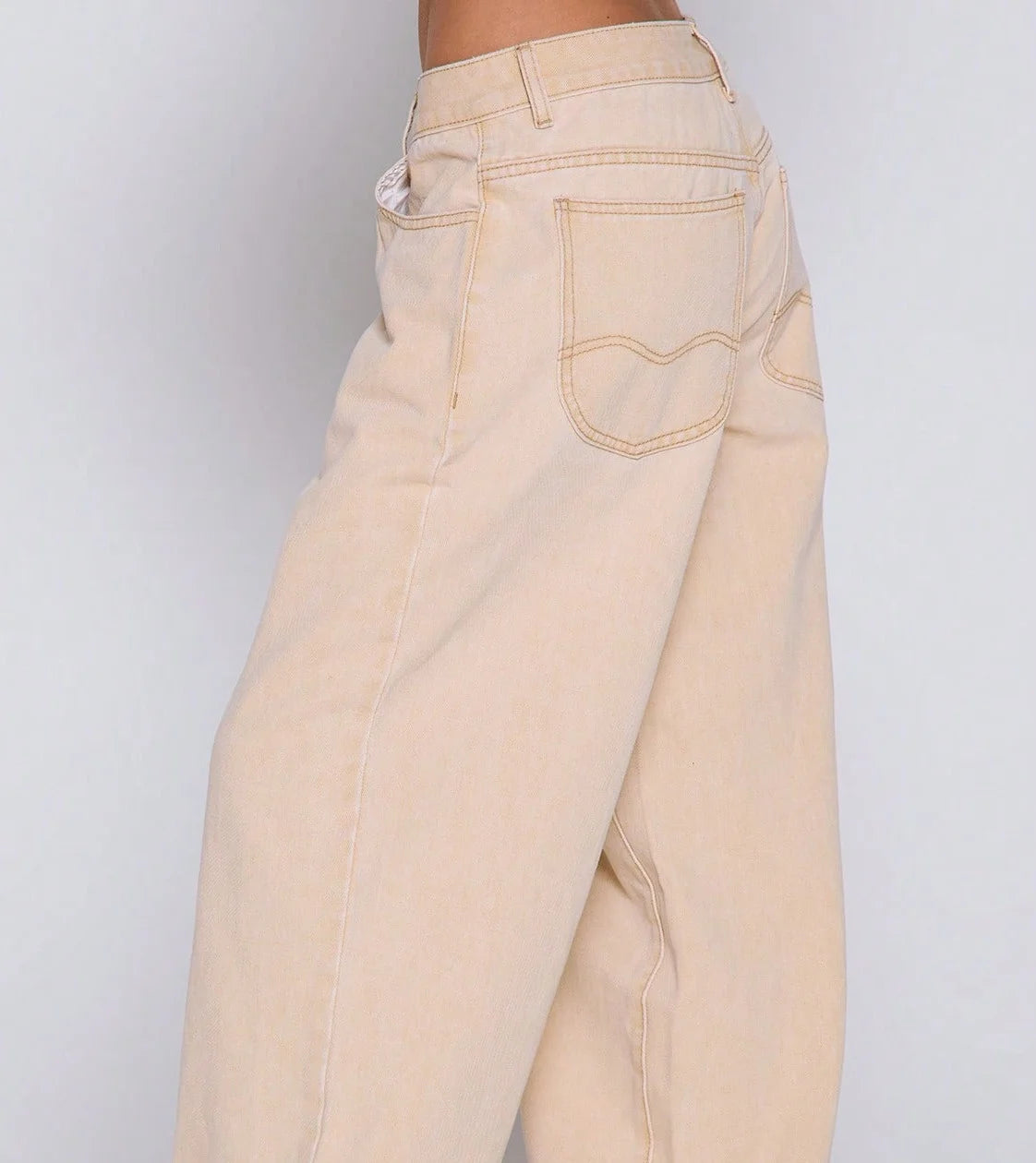 Gareth ג&#39;ינס רחב וינטג&#39; בצבע בז&#39;