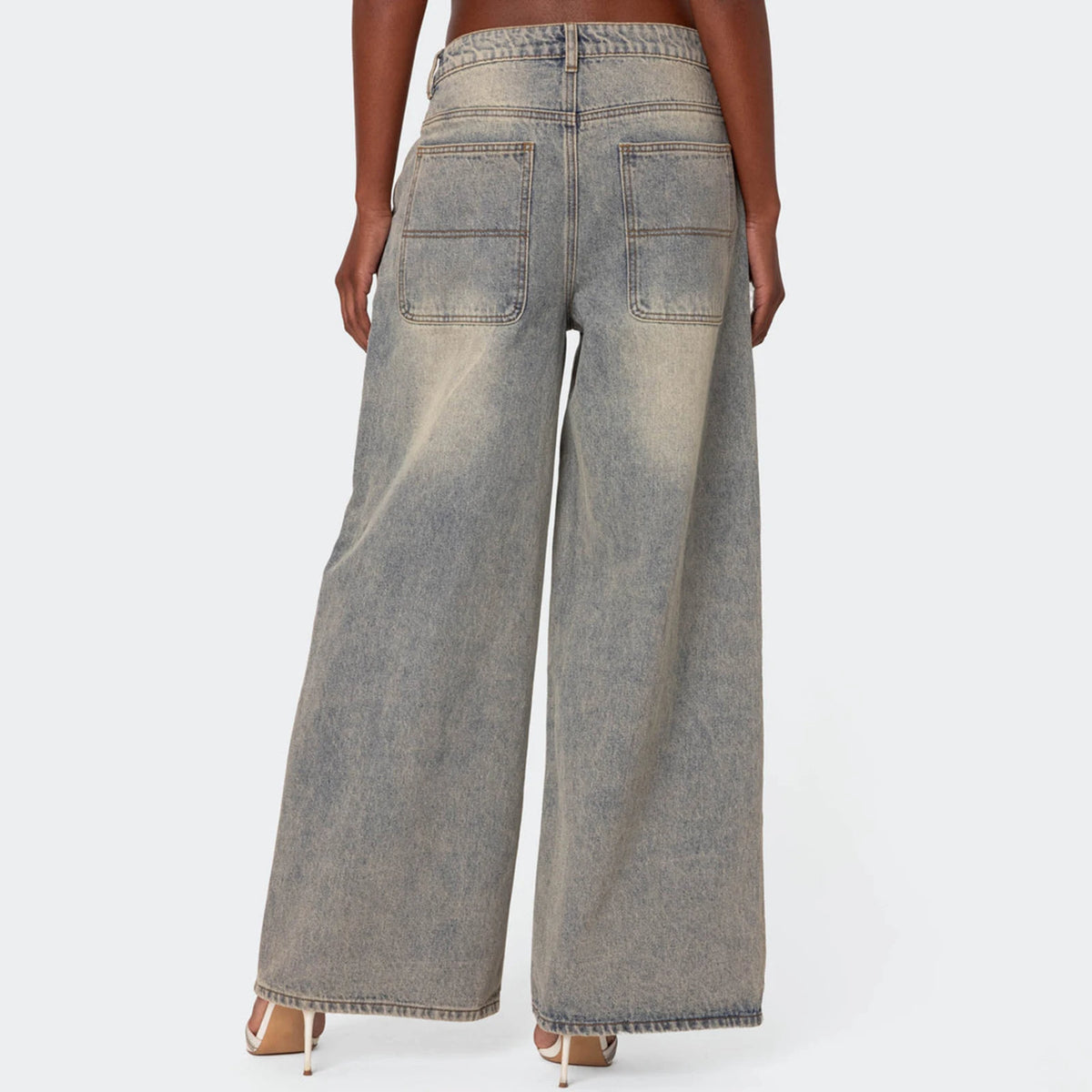 Strickland מכנסי ג׳ינס רחבים