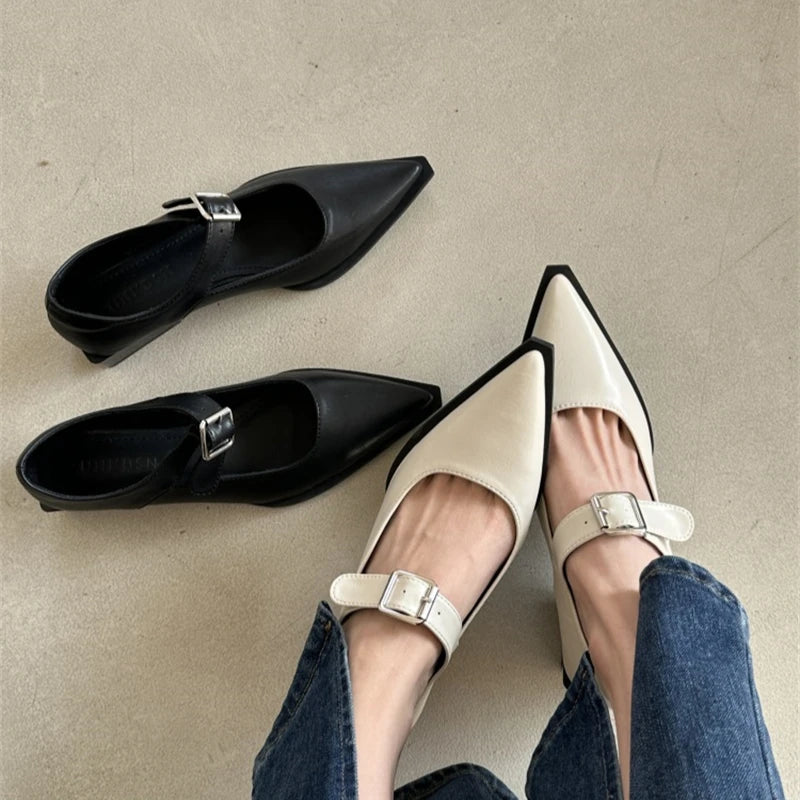 Richard נעלי עקב מרי ג&#39;יין אלגנטיות