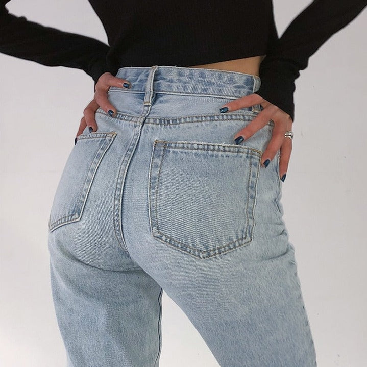 Kylie ג'ינס בגזרה ישרה