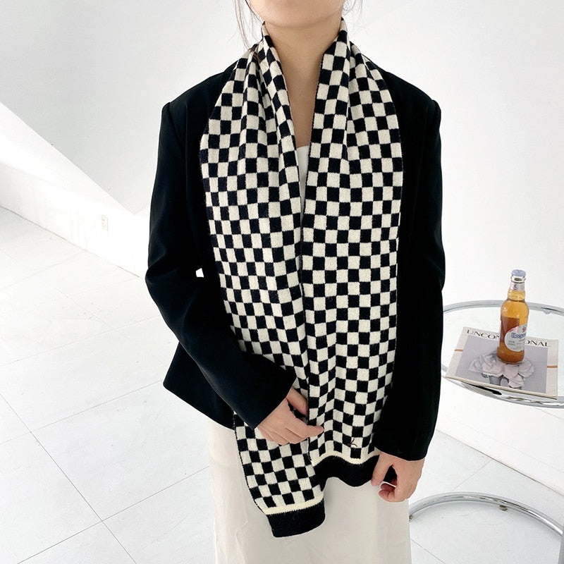 Brian צעיף משבצות