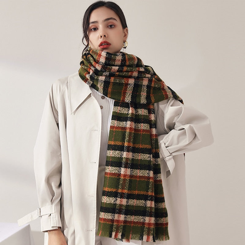 Jonty צעיף משבצות