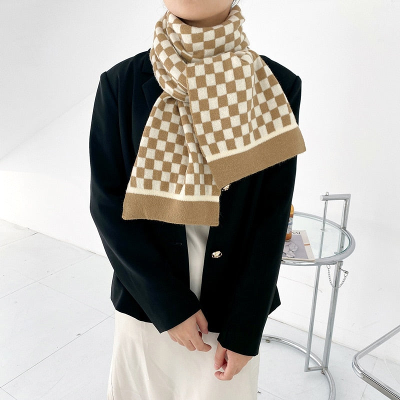 Brian צעיף משבצות