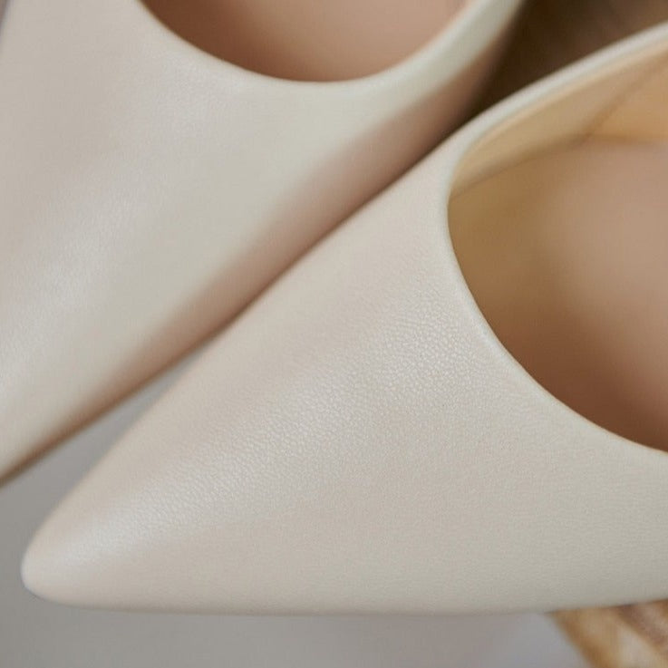 Krause נעלי סירה עקב עור