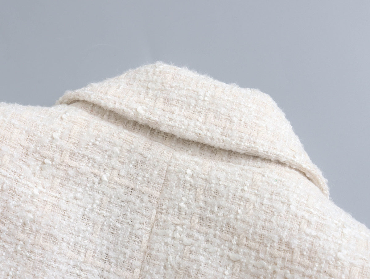 Greer בלייזר עם כפתורים בולטים Outlet