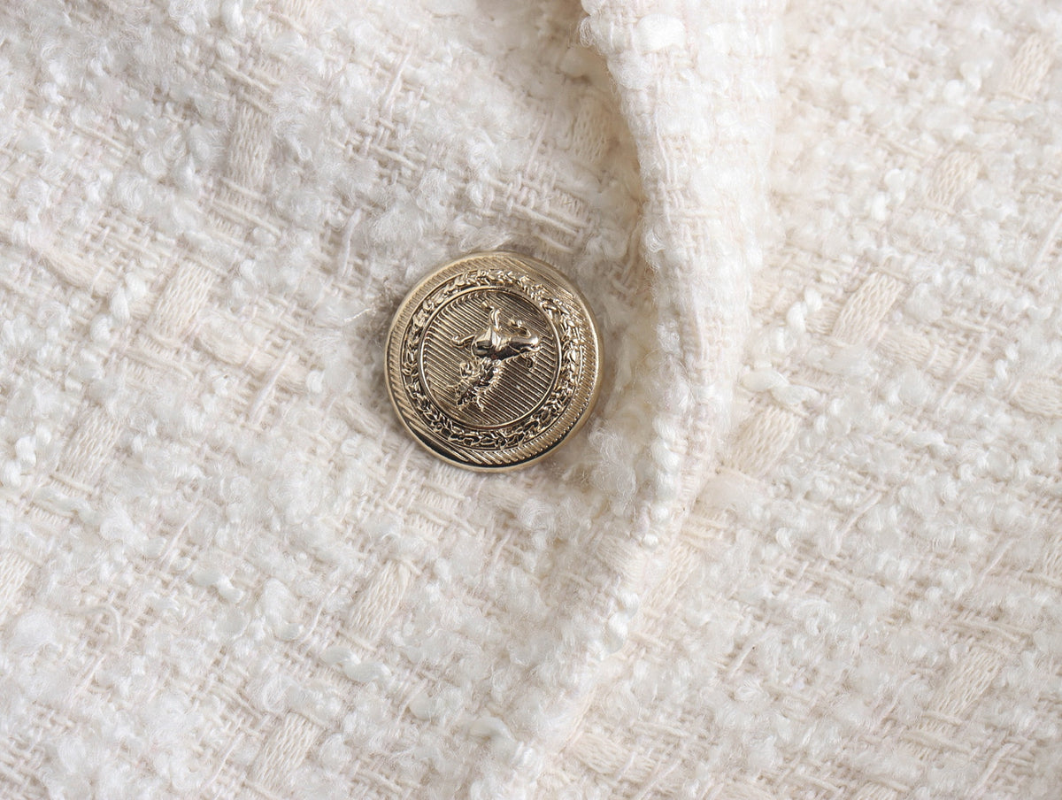 Greer בלייזר עם כפתורים בולטים Outlet