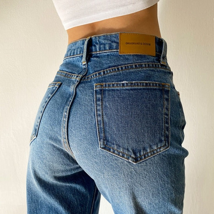 Kylie ג'ינס בגזרה ישרה