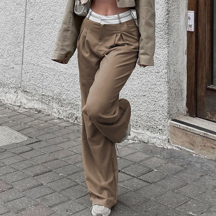 Conall מכנסיים ארוכים בגזרה רחבה