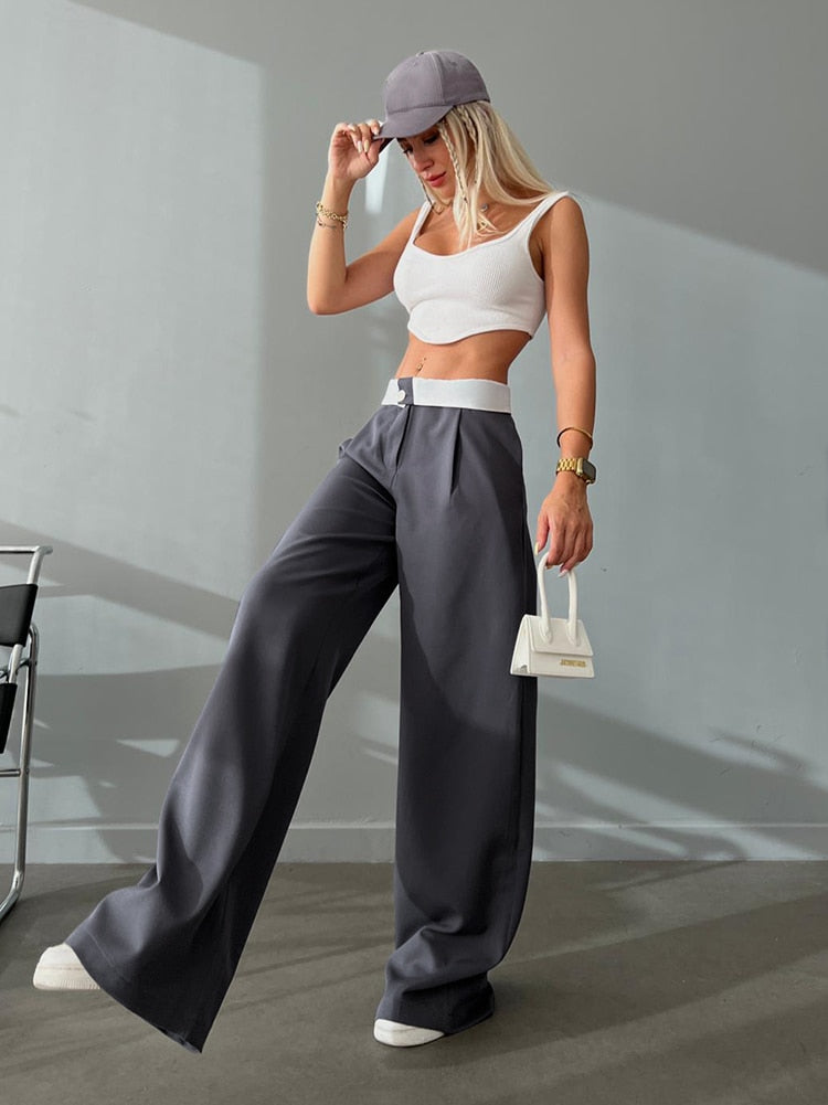 Frazier מכנסיים ארוכים בגזרה רחבה