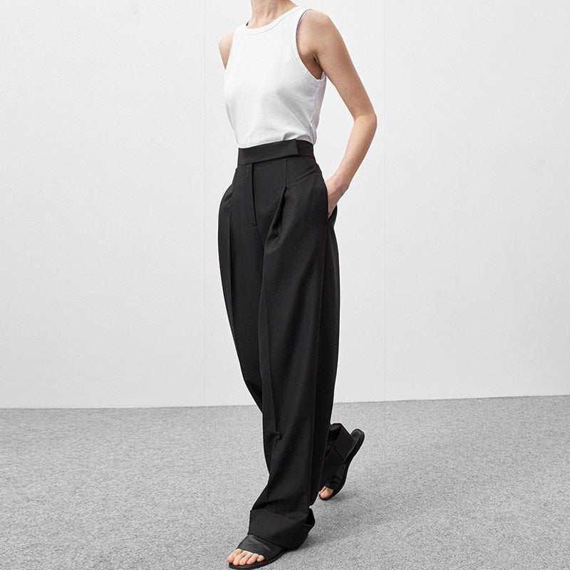 Kemp מכנסיים מחוייטים בגזרה רחבה