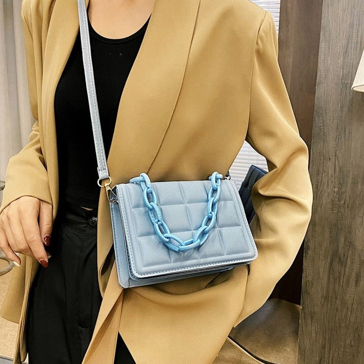 Abbey תיק צד בטקסטורה