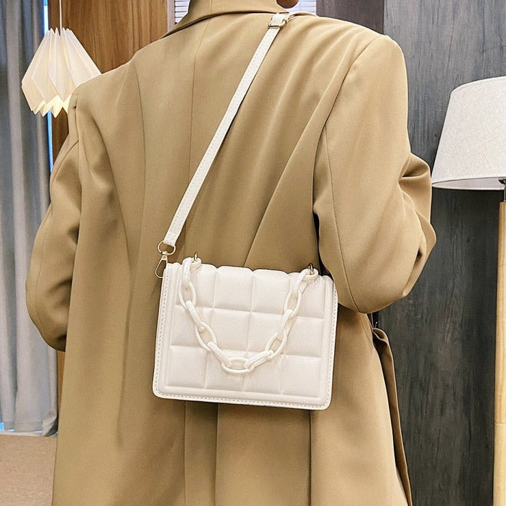 Abbey תיק צד בטקסטורה