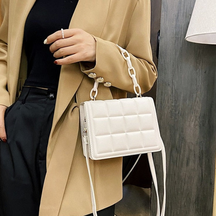 Abbey תיק צד בטקסטורה