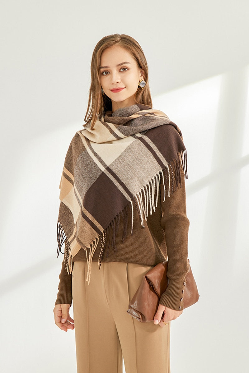 Jarvis צעיף משבצות