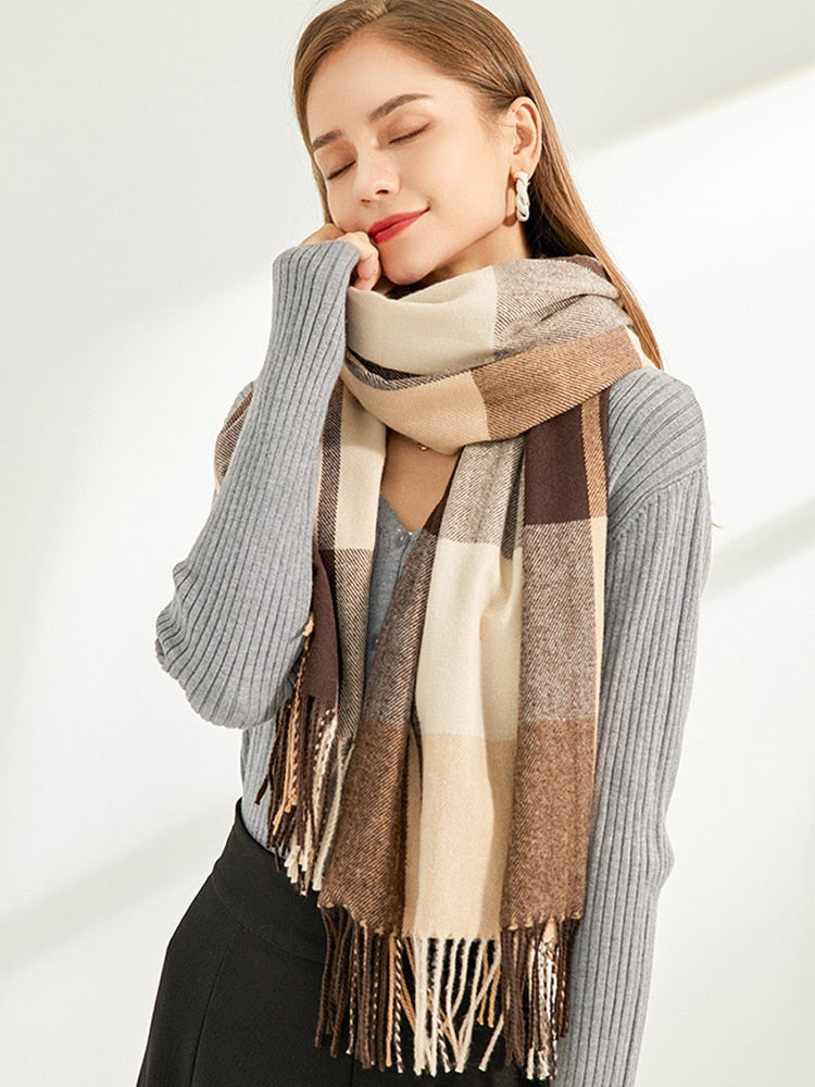 Jarvis צעיף משבצות