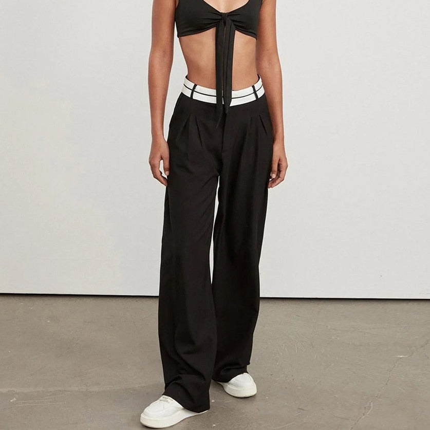 Conall מכנסיים ארוכים בגזרה רחבה