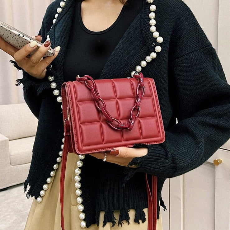 Abbey תיק צד בטקסטורה