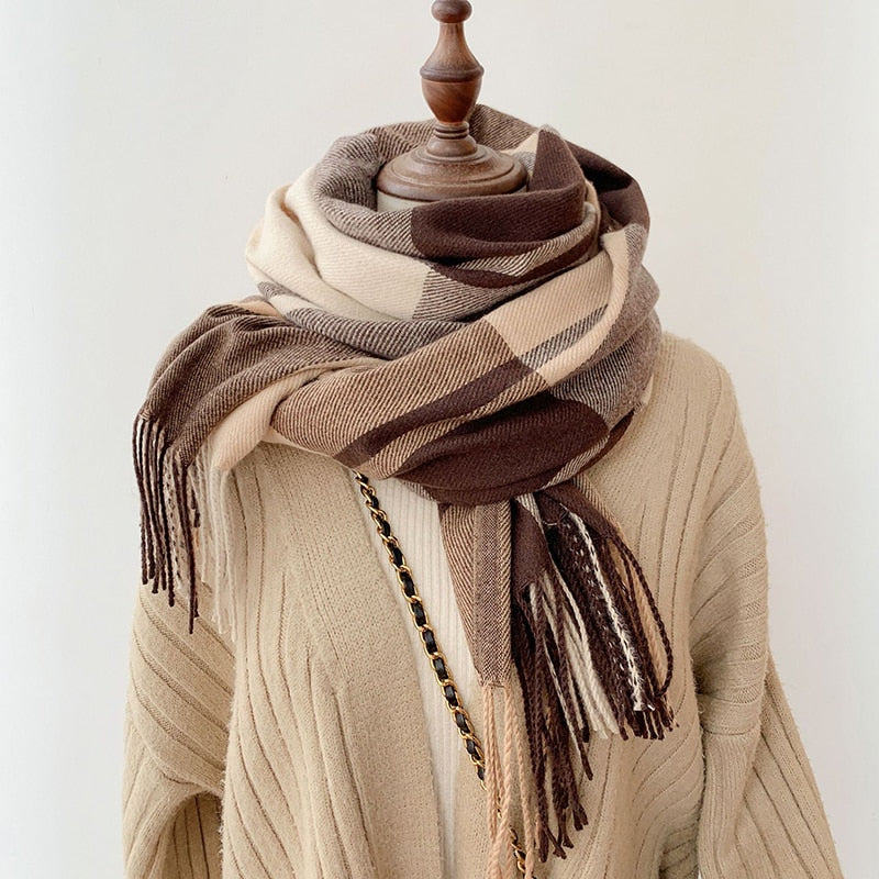 Jarvis צעיף משבצות