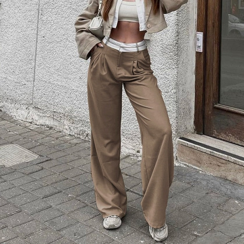 Conall מכנסיים ארוכים בגזרה רחבה