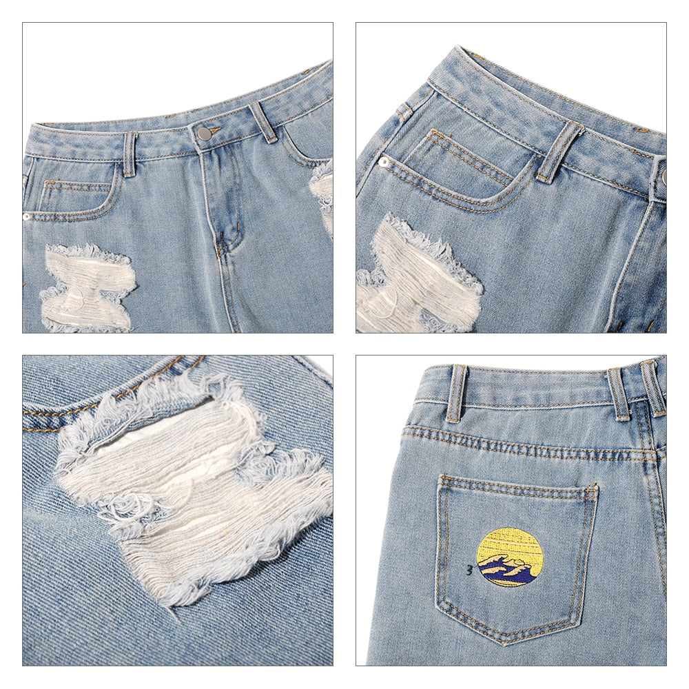 Arnax מכנס ג'ינס ווש קצר