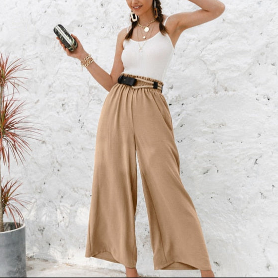 Lemuel מכנסיים בגזרה מתרחבת