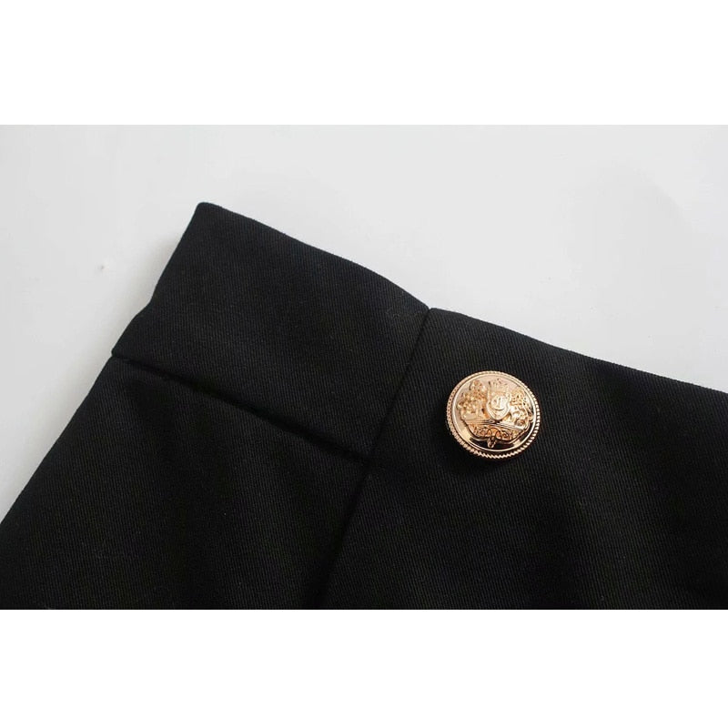 Idra מכנסיים קצרים בשילוב כפתורים