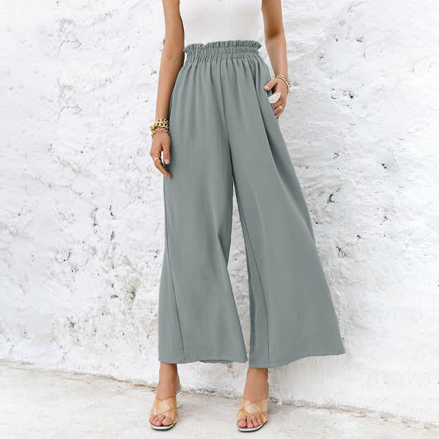 Lemuel מכנסיים בגזרה מתרחבת