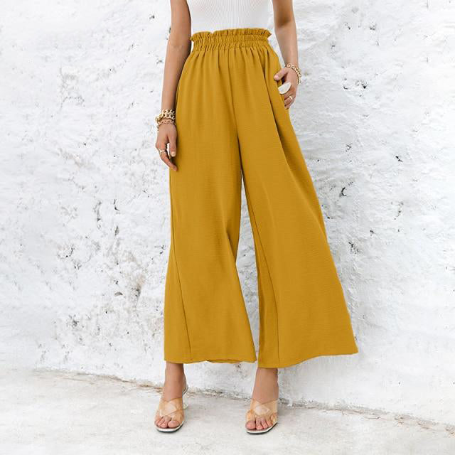 Lemuel מכנסיים בגזרה מתרחבת