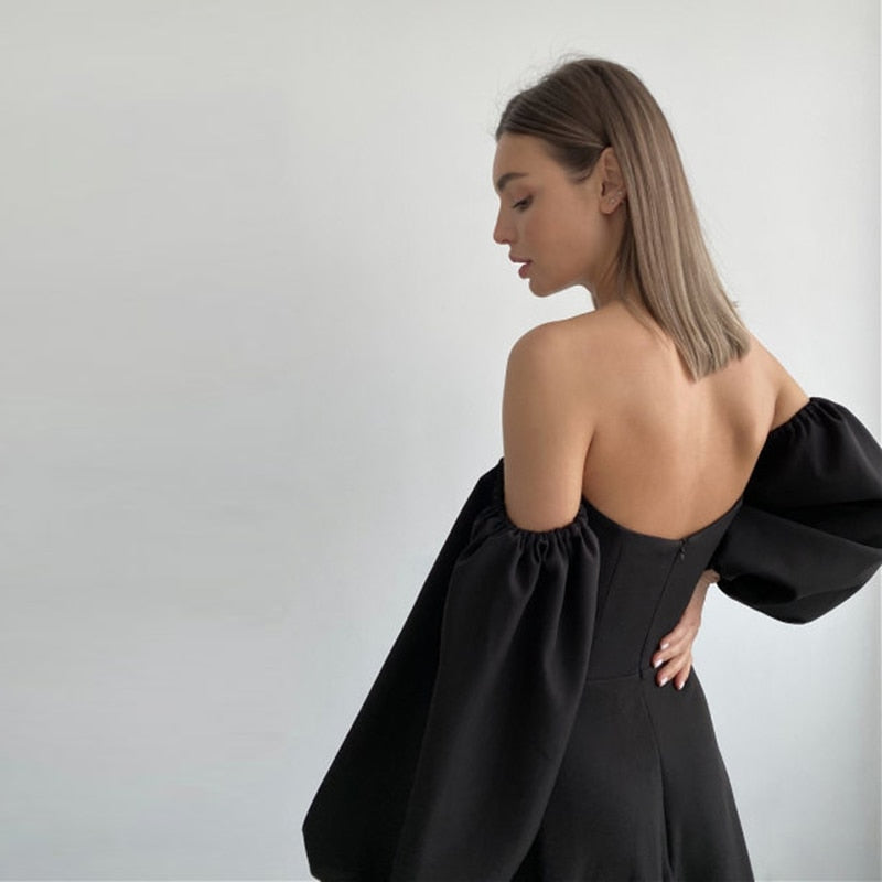 Eden שמלת מידי אוף שולדרס