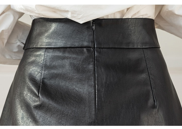 Oran מכנסיים קצרים דמוי עור